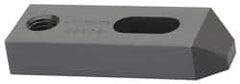Jergens - 1" Stud, Low Carbon Steel, Plain Strap Clamp - 2" Travel, 10" OAL x 2" Wide x 1-1/2" High, Black Oxide Finish, Tapered Nose - Exact Tooling