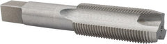 Interstate - 7/8-14 UNF, 3 Flute, Bright Finish, High Speed Steel Spiral Point Tap - Plug Chamfer, Right Hand Thread, 4-11/16" OAL, 2-7/32" Thread Length, 3B Class of Fit - Exact Tooling