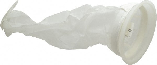 Value Collection - 300 Micron, Size 2, 180 GPM Max Flow, Liquid Bag Filter - 7 Inch Diameter, 32 Inch Long, 5 Sq. Ft. - Exact Tooling