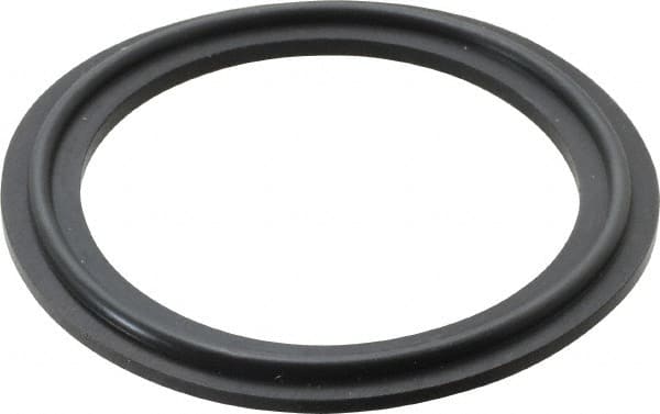 VNE - 2", Clamp Style, Sanitary Viton Pipe Gasket - Tube OD Connection - Exact Tooling