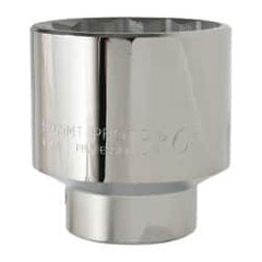Proto - 1" Drive, Standard Hand Socket - 12 Points, 3-1/2" OAL, Alloy Steel, Satin Finish - Exact Tooling
