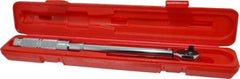 Proto - 3/8" Drive Micrometer Type Ratchet Head Torque Wrench - 16 N/m to 80 N/m Torque, 15-1/2" OAL, Ratchet Head - Exact Tooling