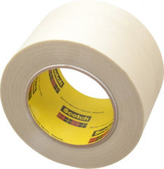 3M - 60 Yd Long x 3" Wide, Series 361, White Silicone Glass Cloth Tape - 7.5 mil Thick, 182 Lb/In Tensile Strength - Exact Tooling
