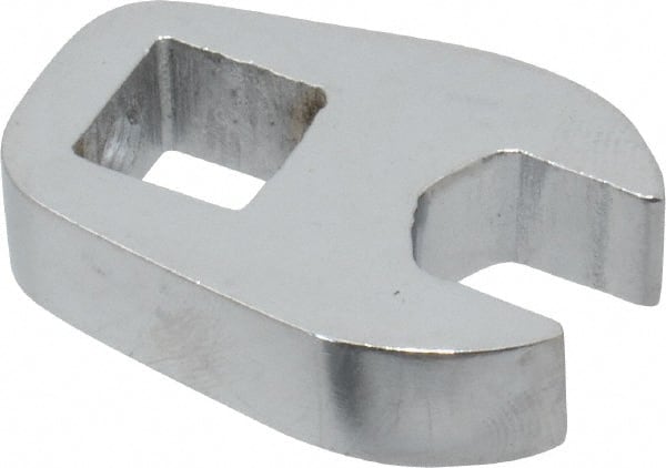 Proto - 3/8" 3/8" Drive Chrome Open End Crowfoot Wrench - 0.92" Head Diam x 1/4" Head Thickness - Exact Tooling