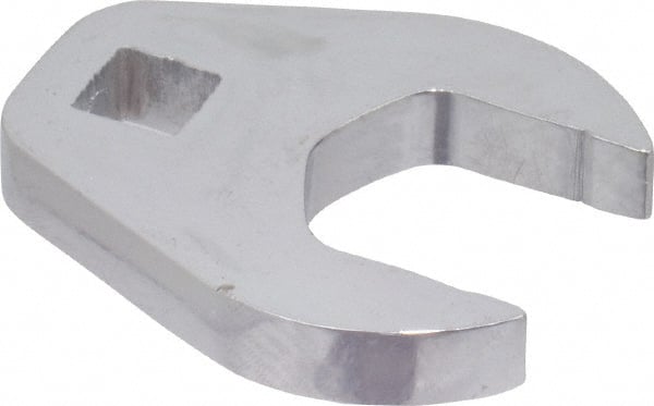 Proto - 15/16" 3/8" Drive Chrome Open End Crowfoot Wrench - 1.8" Head Diam x 1/4" Head Thickness - Exact Tooling