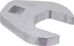 Proto - 15/16" 3/8" Drive Chrome Open End Crowfoot Wrench - 1.8" Head Diam x 1/4" Head Thickness - Exact Tooling