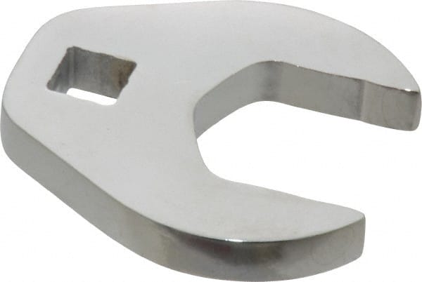 Proto - 1" 3/8" Drive Chrome Open End Crowfoot Wrench - 2.04" Head Diam x 0.38" Head Thickness - Exact Tooling