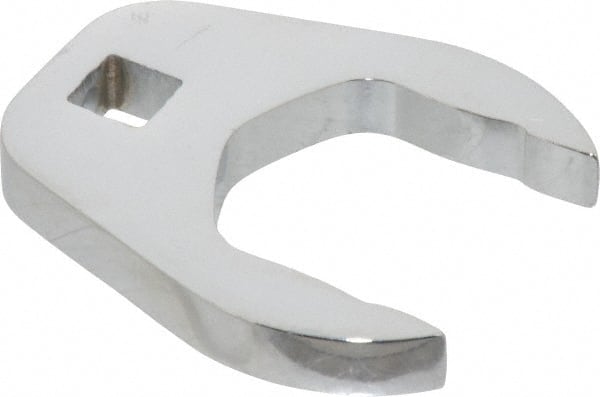 Proto - 1-5/16" 3/8" Drive Chrome Open End Crowfoot Wrench - 0.53" Head Diam x 0.38" Head Thickness - Exact Tooling