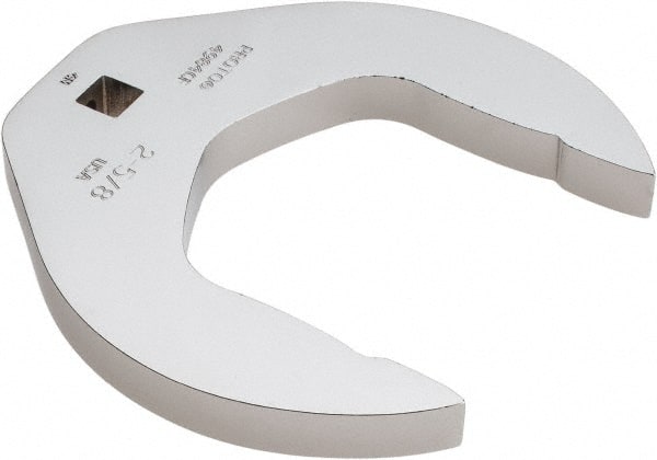 Proto - 2-5/8" 3/8" Drive Chrome Open End Crowfoot Wrench - 4.59" Head Diam x 1/2" Head Thickness - Exact Tooling