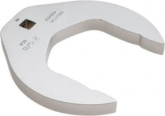 Proto - 2-5/8" 3/8" Drive Chrome Open End Crowfoot Wrench - 4.59" Head Diam x 1/2" Head Thickness - Exact Tooling