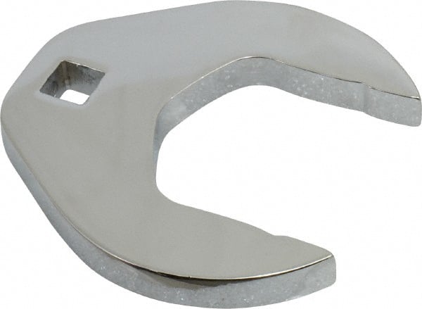 Proto - 2-1/8" 1/2" Drive Chrome Open End Crowfoot Wrench - 3-31/32" Head Diam x 1/2" Head Thickness - Exact Tooling