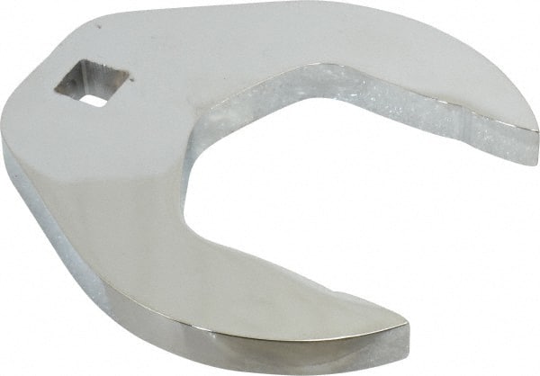 Proto - 2-7/16" 1/2" Drive Chrome Open End Crowfoot Wrench - 4-3/8" Head Diam x 1/2" Head Thickness - Exact Tooling