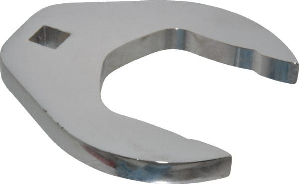 Proto - 2-1/2" 1/2" Drive Chrome Open End Crowfoot Wrench - 4-3/8" Head Diam x 1/2" Head Thickness - Exact Tooling