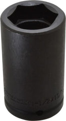 Proto - 3/4" Drive 1-1/2" Deep Thin Wall Impact Socket - 6 Points, 4" OAL - Exact Tooling