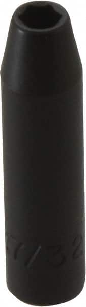 Proto - 1/4" Drive 7/32" Deep Impact Socket - 6 Points, 2" OAL - Exact Tooling