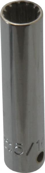 Proto - 1/4" Drive, 5/16" Socket, Spline Socket - 12 Points, 2" OAL - Exact Tooling