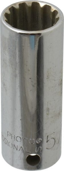 Proto - 3/8" Drive, 5/8" Socket, Spline Socket - 12 Points, 2-3/8" OAL - Exact Tooling