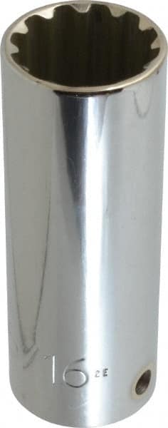 Proto - 1/2" Drive, 15/16" Socket, Spline Socket - 12 Points, 3-3/8" OAL - Exact Tooling