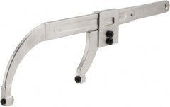 Facom - 0" to 7-7/8" Capacity, Satin Chrome Finish, Pin Spanner Wrench - 20-3/4" OAL, 6mm Hook Pin Height - Exact Tooling