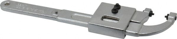 Facom - 0" to 1-31/32" Capacity, Satin Chrome Finish, Pin Spanner Wrench - 8-15/32" OAL, 2.5mm Hook Pin Height - Exact Tooling