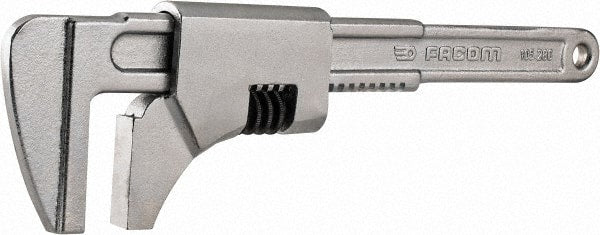 Facom - 11" Hardened Steel Straight Pipe Wrench - 2-3/4" Pipe Capacity - Exact Tooling