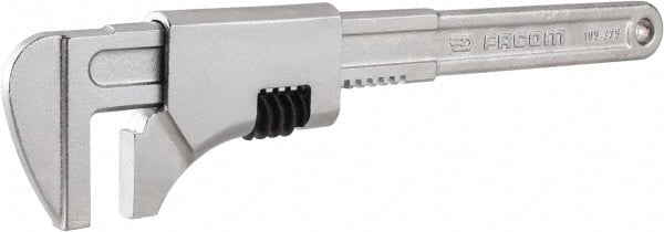 Facom - 14-3/4" Hardened Steel Straight Pipe Wrench - 3-9/64" Pipe Capacity - Exact Tooling