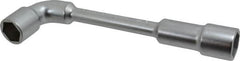 Facom - 15/16", 6 Point, Satin Chrome Coated, 90 ° Offset Socket Wrench - 250mm OAL, 34.5mm Head Thickness - Exact Tooling