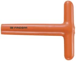 Facom - 6mm 6 Point Insulated Box Wrench - Single End, 1/2" Head Diam, 5-11/16" OAL, Steel - Exact Tooling