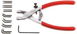 Facom - 200mm OAL, Cushion Grip Smooth Retaining Ring Pliers - Features Interchangeable Tips - Exact Tooling