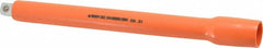Facom - 1/2" Drive Insulated Socket Extension - 10-3/8" OAL, Single Color Insulation Finish - Exact Tooling