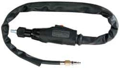 Florida Pneumatic - 5/16" Collet, Straight Handle, Straight Air Die Grinder - 2,800 RPM, 4 CFM, 0.5 hp, 90 psi, 1/4" Inlet - Exact Tooling