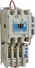 Eaton Cutler-Hammer - 208 Coil VAC, 27 Amp, NEMA Size 1, Nonreversible Open Enclosure NEMA Motor Starter - 7-1/2 hp at 1 Phase - Exact Tooling