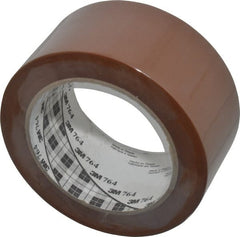 3M - Brown Solid Color Vinyl Tape - 2" Wide x 108' Long x 0.005" Thick, General Traffic - Exact Tooling