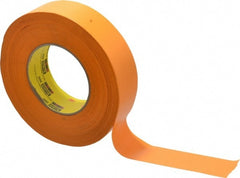 3M - 1-1/2" Wide x 60 Yd Long Orange Paper Masking Tape - Series 2525, 9.5 mil Thick, 49 In/Lb Tensile Strength - Exact Tooling