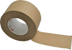 3M - 3" Wide x 60 Yd Long Tan Paper Masking Tape - Series 2515, 6.7 mil Thick, 36 In/Lb Tensile Strength - Exact Tooling