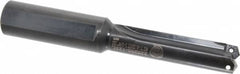 Allied Machine and Engineering - Series 2, 31/32 to 1-3/8" Diam, 1-1/4" Diam Straight Shank, Straight Flute Spade Drill - 3-3/8" Max Depth, 4-41/64" Body Length, 8" OAL, Short Length, Through Coolant - Exact Tooling