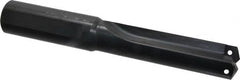 Allied Machine and Engineering - Series 3, 1-13/32 to 1-7/8" Diam, 1-1/2" Diam Straight Shank, Straight Flute Spade Drill - 4-3/4" Max Depth, 6-3/16" Body Length, 10" OAL, Short Length, Through Coolant - Exact Tooling