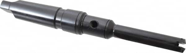 Allied Machine and Engineering - Series 1, 45/64 to 15/16" Diam, 4MT Taper Shank, Straight Flute Spade Drill - 2-3/4" Max Depth, 5-43/64" Body Length, 10-5/32" OAL, Short Length, Through Coolant - Exact Tooling