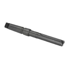 Allied Machine and Engineering - Series 2, 31/32 to 1-3/8" Diam, 4MT Taper Shank, Straight Flute Spade Drill - 3-3/8" Max Depth, 6-19/64" Body Length, 10-25/32" OAL, Short Length, Through Coolant - Exact Tooling