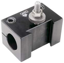 Aloris - Series BXA, #41D Boring Bar Tool Post Holder - 10 to 15" Lathe Swing, 2" OAH, 1" Centerline Height - Exact Tooling
