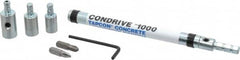 Buildex - Steel Drill Sleeve Assembly - For Use with Installation of Tapcon Hex Head & Phillips Flat Head Anchors up to 3-3/4" Long - Exact Tooling
