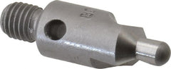 Made in USA - 2-1/2" OAL, 3/8" Head Diam, 2 Flute, 100° Incl Angle, Integral Pilot, Adjustable Stop Countersink - Exact Tooling