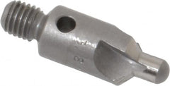 Made in USA - 2-1/2" OAL, 3/8" Head Diam, 3 Flute, 100° Incl Angle, Integral Pilot, Adjustable Stop Countersink - Exact Tooling