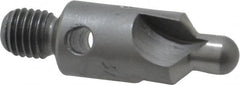 Made in USA - 2-1/2" OAL, 3/8" Head Diam, 3 Flute, 100° Incl Angle, Integral Pilot, Adjustable Stop Countersink - Exact Tooling