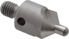 Made in USA - 2-1/2" OAL, 1/2" Head Diam, 2 Flute, 100° Incl Angle, Integral Pilot, Adjustable Stop Countersink - Exact Tooling