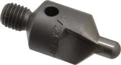 Made in USA - 2-1/2" OAL, 1/2" Head Diam, 2 Flute, 100° Incl Angle, Integral Pilot, Adjustable Stop Countersink - Exact Tooling