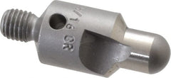 Made in USA - 2-1/2" OAL, 1/2" Head Diam, 2 Flute, 100° Incl Angle, Integral Pilot, Adjustable Stop Countersink - Exact Tooling