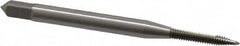 OSG - #2-56 UNC, 2 Flute, Bright Finish, High Speed Steel Spiral Point Tap - Plug Chamfer, Right Hand Thread, 1-3/4" OAL, 7/16" Thread Length, 0.141" Shank Diam, 2B Class of Fit, Series 288 - Exact Tooling