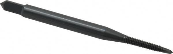 OSG - #2-56 UNC, 2 Flute, Oxide Finish, High Speed Steel Spiral Point Tap - Plug Chamfer, Right Hand Thread, 1-3/4" OAL, 7/16" Thread Length, 0.141" Shank Diam, 2B Class of Fit, Series 288 - Exact Tooling