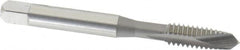 OSG - #3-56 UNF, 2 Flute, Bright Finish, High Speed Steel Spiral Point Tap - Plug Chamfer, Right Hand Thread, 1-13/16" OAL, 1/2" Thread Length, 0.141" Shank Diam, 2B Class of Fit - Exact Tooling